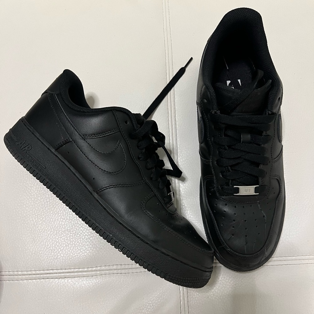 Men’s Nike Black Air Force Ones